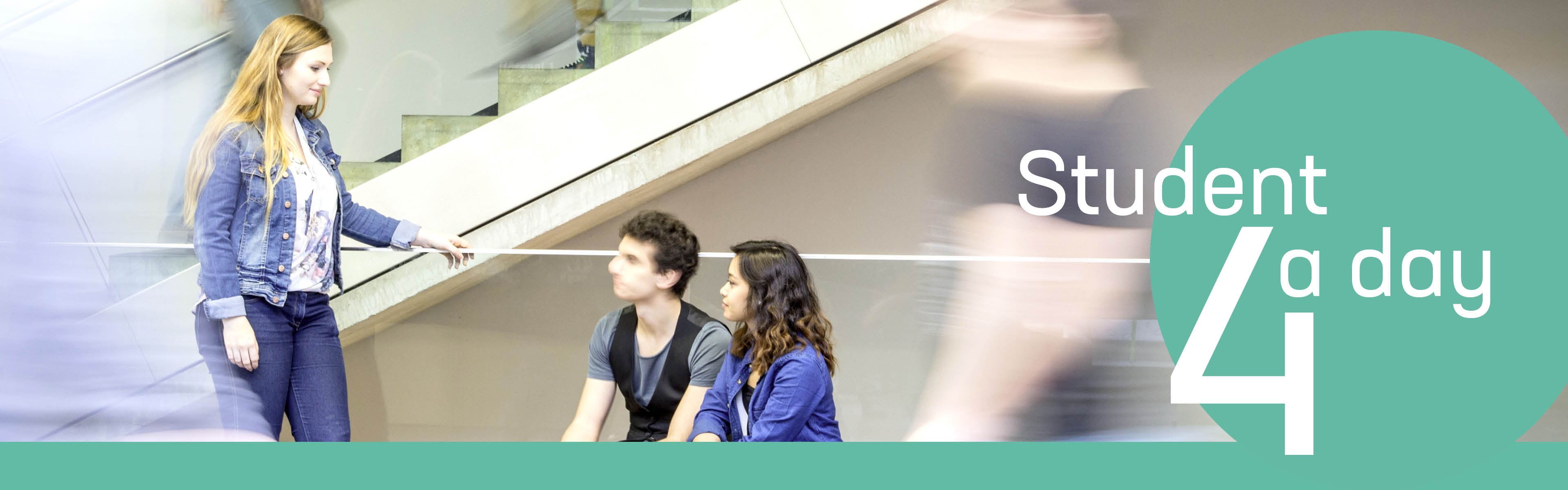 Studiereden am Campus