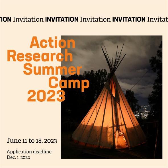 Suttneruni Action Research Summercamp Gemeinschaftszelt, Juni 2022