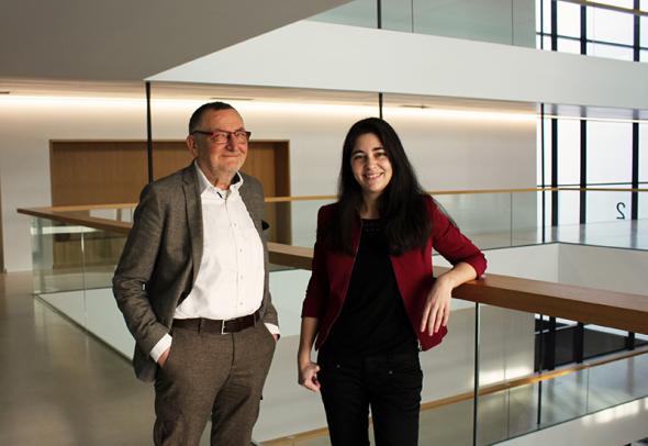 Rektoratsteam: Peter Pantuček-Eisenbacher, Olivia Kaiser (v.l.) Foto: Bertha von Suttner Privatuniversität St. Pölten Rektoratsteam: Peter Pantuček-Eisenbacher, Olivia Kaiser (v.l.) Foto: Bertha von Suttner Privatuniversität St. Pölten