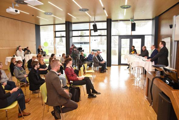 Pressekonferenz zur Eröffnung der Universitätsambulanz der BSU