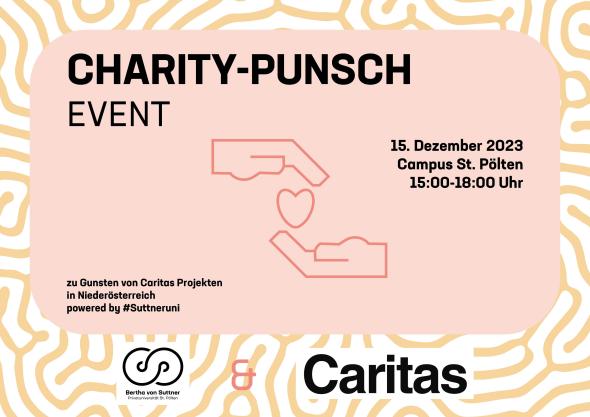 Einladung zum Charity-Punsch-Event am Campus St. Pölten