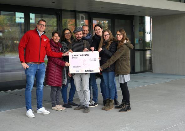 BSU und Caritas laden zum Charity-Punsch-Event am Campus St. Pölten ein.