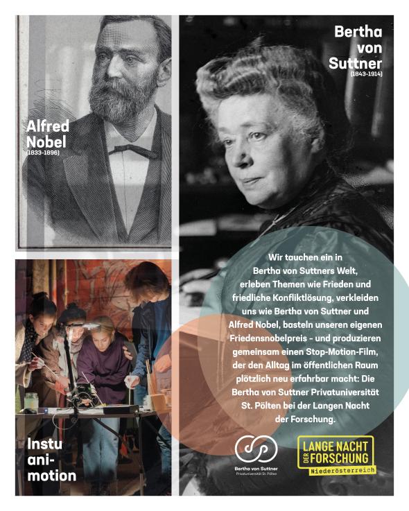 Stationen der Suttneruni bei der LNF 2026