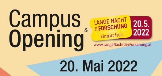 Campus Opening & Lange Nacht der Forschung