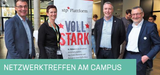 Plattform St. Pölten zu Besuch am Campus St. Pölten