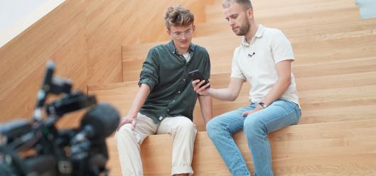 v. L.: Moritz Meister (BSU), Tobias Mayr (ORF NÖ) / (c) Suttneruni