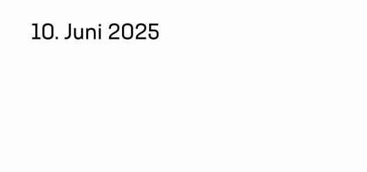 Weißer Hintergrund mit dem Datum 10. Juni 2025 - ein stilles Gedenken an die Opfer der Tragödie in Graz.