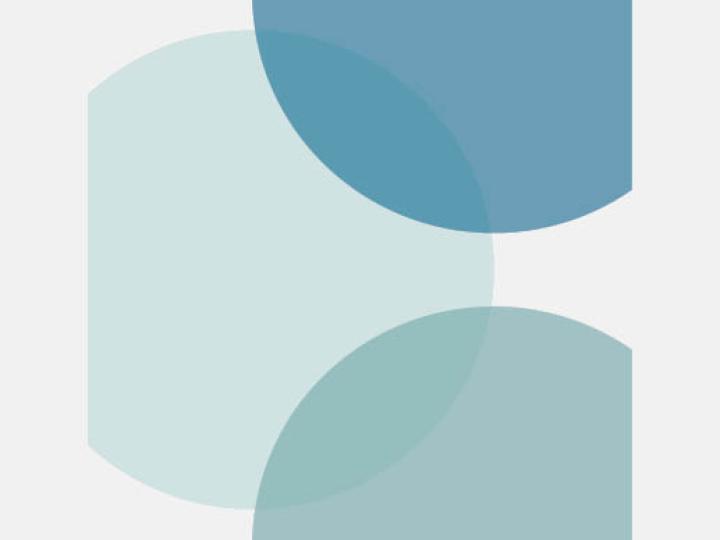 Grafisches Gestaltungselement: Drei Halbkreise auf neutralem Hintergrund.